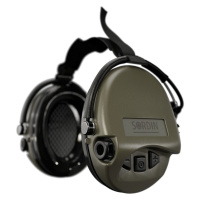 Elektronické chrániče sluchu Supreme Mil-Spec AUX Neckband Sordin® – Zelená
