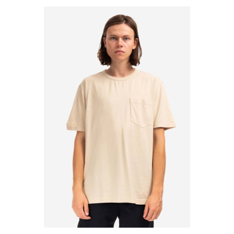 Bavlněné tričko Norse Projects béžová barva, N01.0581.2064-2064