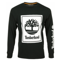 Timberland Stack Logo Tee LS Černá