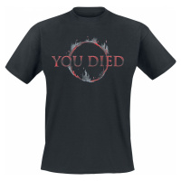 Dark Souls You died Tričko černá