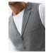 Světle šedá pánská vesta Ombre Clothing V55