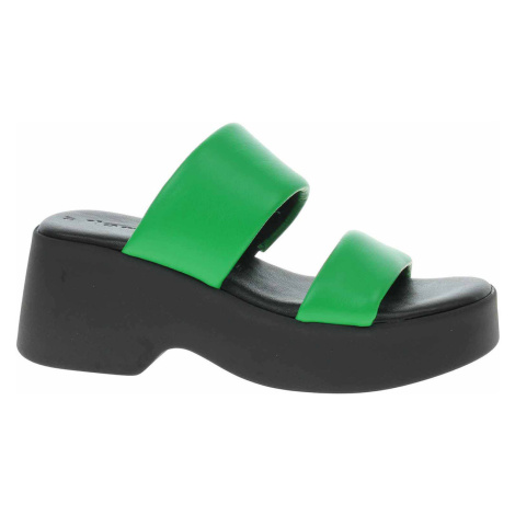 Tamaris Dámské pantofle 1-27227-20 green/black Zelená