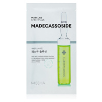 Missha Mascure Madecassoside pečující plátýnková maska pro citlivou a podrážděnou pleť 28 ml