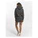 DEF Cropped Hoody Dress Rose - anthracite