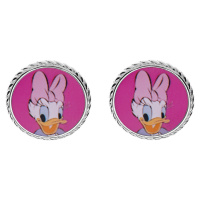 Disney Půvabné stříbrné náušnice Daisy Duck ES00029SL