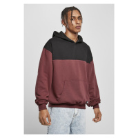 Upper Block Hoody - cherry/blk