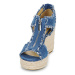 MICHAEL Michael Kors BERKLEY MID WEDGE Modrá