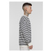 Urban Classics / Striped Crewneck whitesand/black