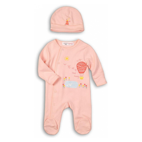 Overal kojenecký a čepice, Minoti, PARK 4, růžová