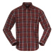 Flanelová košile Tovdal Bergans® – Amarone Red / Dark Shadow Grey Check