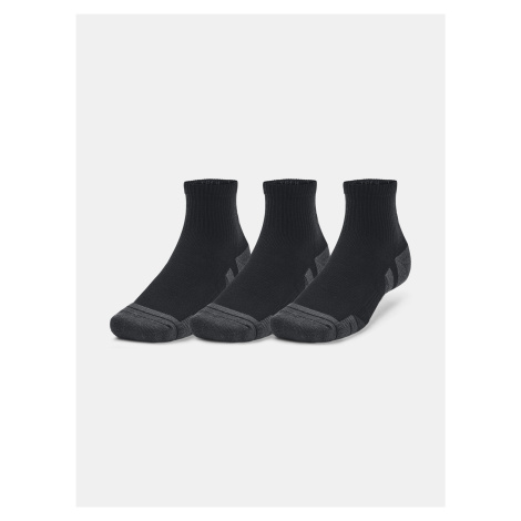 Sada tří párů sportovních ponožek v černé barvě Under Armour Performance Tech