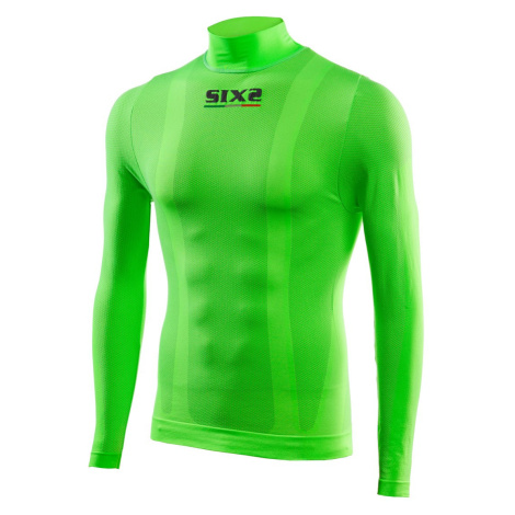 SIX2 Cyklistické triko s dlouhým rukávem - TS3 C - zelená