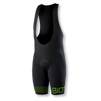 BIOTEX Cyklistické kalhoty krátké s laclem - CORDURA - černá