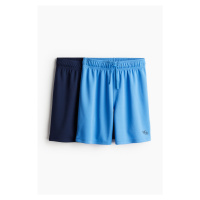 H & M - Sportovní šortky z materiálu DryMove™ 2 páry - modrá