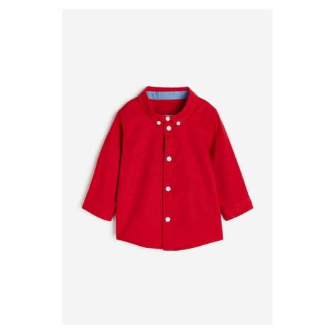 H & M - Bavlněná košile - červená H&M
