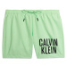 Světle zelené pánské plavky Calvin Klein Underwear Intense Power-Medium Drawstring