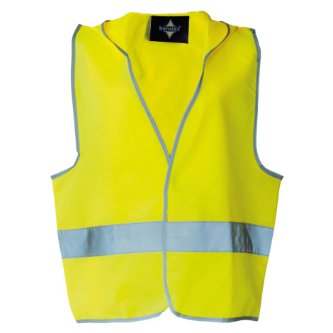 Korntex Odense Dětská bezpečnostní vesta s kapucí KX504 Signal Yellow