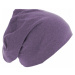 Heather Jersey Beanie - purple