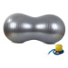Verk 14285 Gymnastický míč 45 × 90 cm s pumpičkou, stříbrný