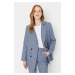 Trendyol Indigo Woven Lined Blazer Jacket