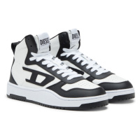 Tenisky diesel ukiyo s-ukiyo v2 mid sneakers black/white