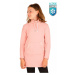Litex Mikinové šaty dětské s dlouhým rukávem 7B099 světle růžová