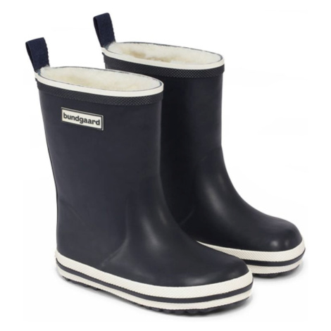 BUNDGAARD CLASSIC RUBBER BOOT WINTER Navy | Dětské barefoot holínky