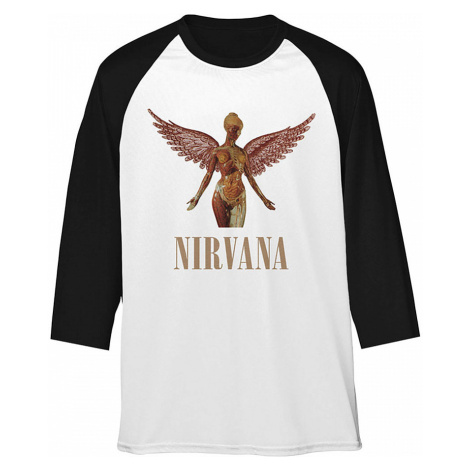 Nirvana tričko dlouhý 3/4 rukáv, Triangle In Utero, pánské RockOff