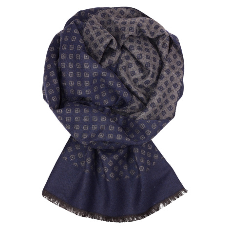 Baron pánský šál pašmínový P1K modrá Italy