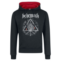 Behemoth Logo Mikina s kapucí cerná/cervená