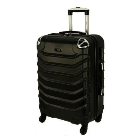 Rogal Černý skořepinový cestovní kufr "Premium" - M (35l), L (65l), XL (100l)