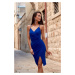 Dámské večerní šaty SUK0405 královská modř - Roco Fashion