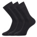 Lonka Eli Unisex ponožky - 3 páry BM000000575900100415 tmavě šedá