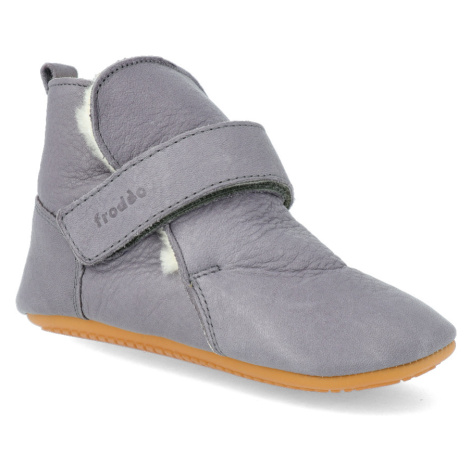 Barefoot zimní obuv Froddo - Prewalkers Sheepskin Grey šedá