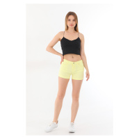 BİKELİFE Mini High Waist Lycra Stretchy Cotton Shorts & Bermuda