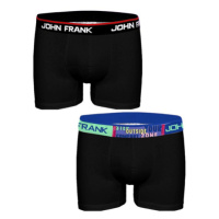 Pánské boxerky John Frank JF2BHYPE05 2Pack | černá