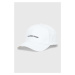 Bavlněná baseballová čepice Calvin Klein Jeans bílá barva, s aplikací, K60K608849
