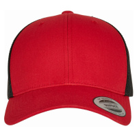 Kšiltovka // Flexfit / Retro Trucker 2-Tone red/black