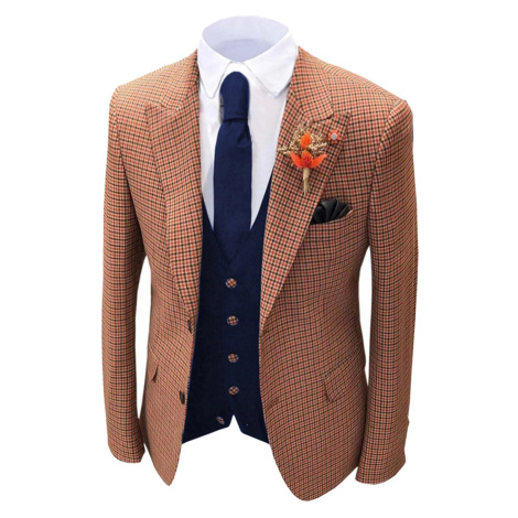 Luxusní pánské tweed sako na svatbu SOLO FASHION