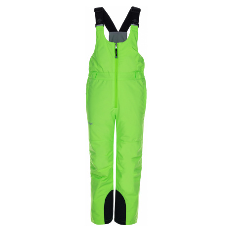 Kilpi CHARLIE-J Dětské lyžařské kalhoty LJ0001KI Zelená