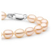 Gaura Pearls Perlový náramek Katy - řiční perla, stříbro 925/1000 FCP365-B 18 cm (XS) Růžová