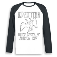 Tričko metal pánské Led Zeppelin - USA 77 - NNM - RTLZEBBWBUSA