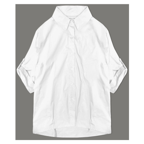 Bílá košile s ozdobnou mašlí na zádech (24018) Made in Italy