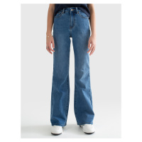 Big Star Woman's Flare Trousers Denim 190097 Light Denim-243