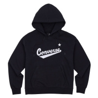 Converse Scripted Logo Fleece Hoodie Černá