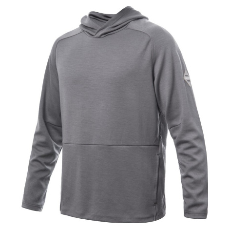 Šedé pánské sportovní mikiny přes hlavu