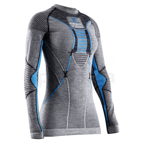 X-Bionic Apani 4.0 Merino hirt Round Neck LG L W AP-WT06W19W-B284 - bl/gr/tu