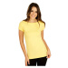 Dámské tričko s krátkým rukávem Litex 5D218 | žlutá