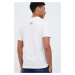 Bavlněné tričko New Balance bílá barva, s potiskem