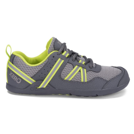 Xero Shoes PRIO YOUTH Gray Lime | Dětské barefoot tenisky